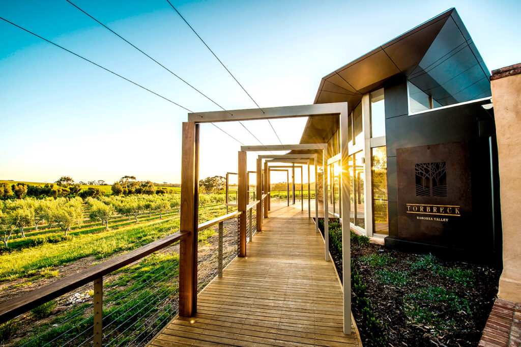 Eingang zum Weingut Torbreck im australischen Barossa Valley